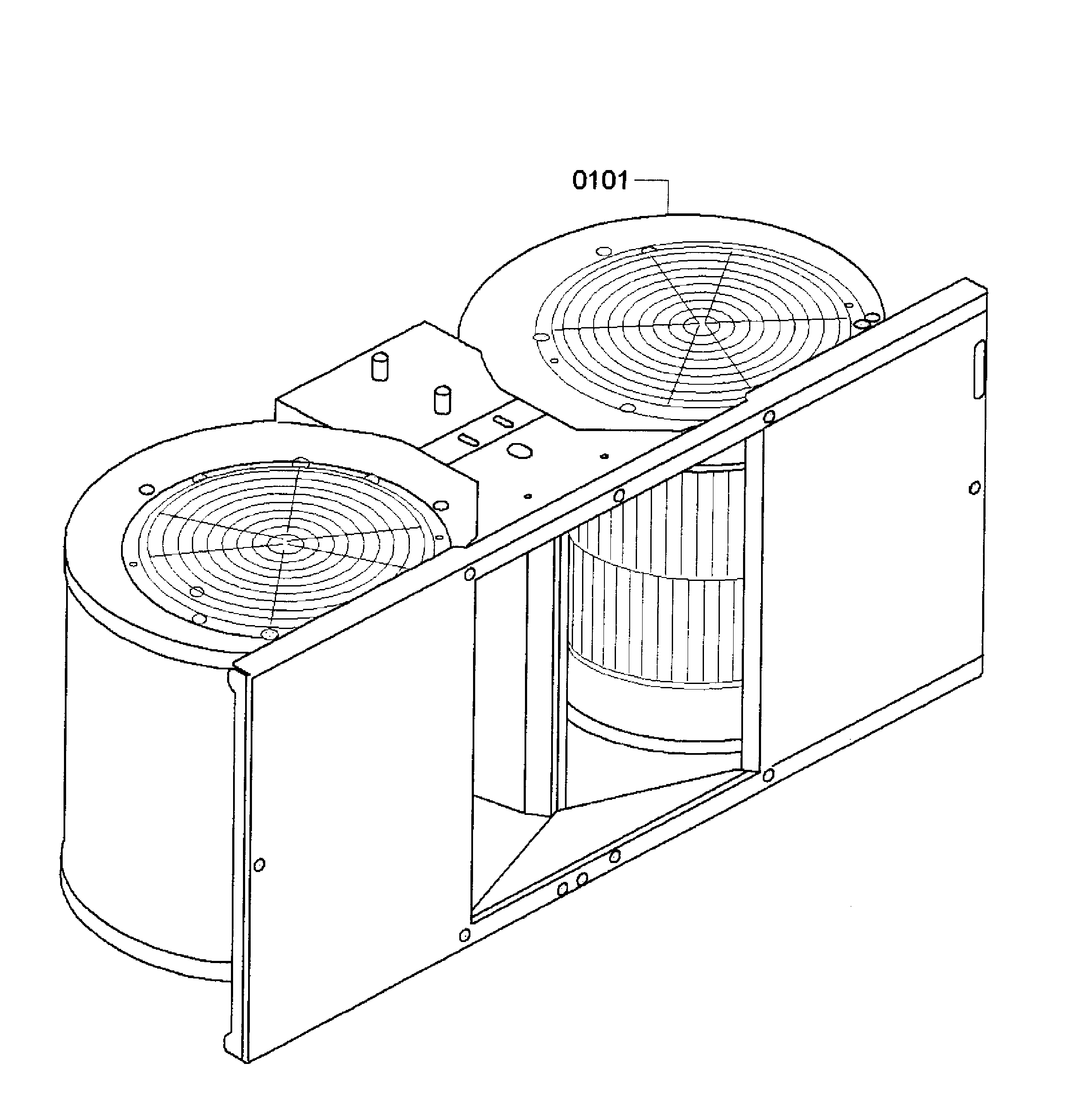 Thermador VTN1000F/01 range hood diagram