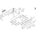 Bosch HGS7282UC/05 burners assy diagram