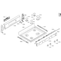 Bosch HGS7282UC/08 burners assy diagram