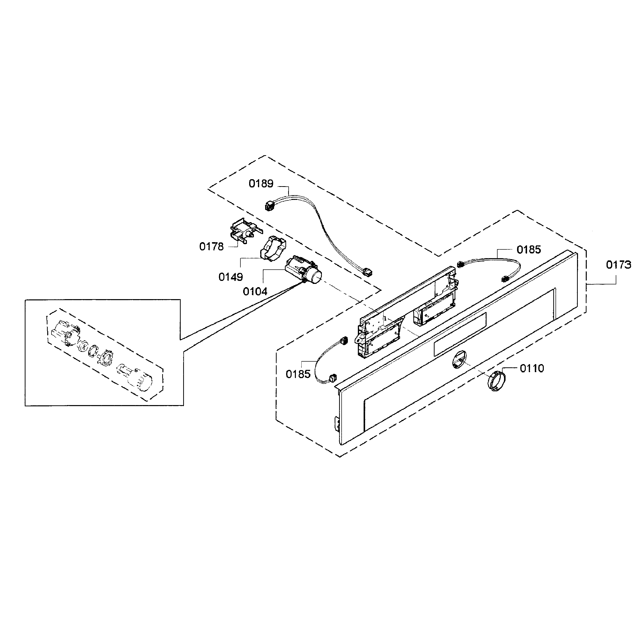 Thermador MES301HS/01 control panel diagram