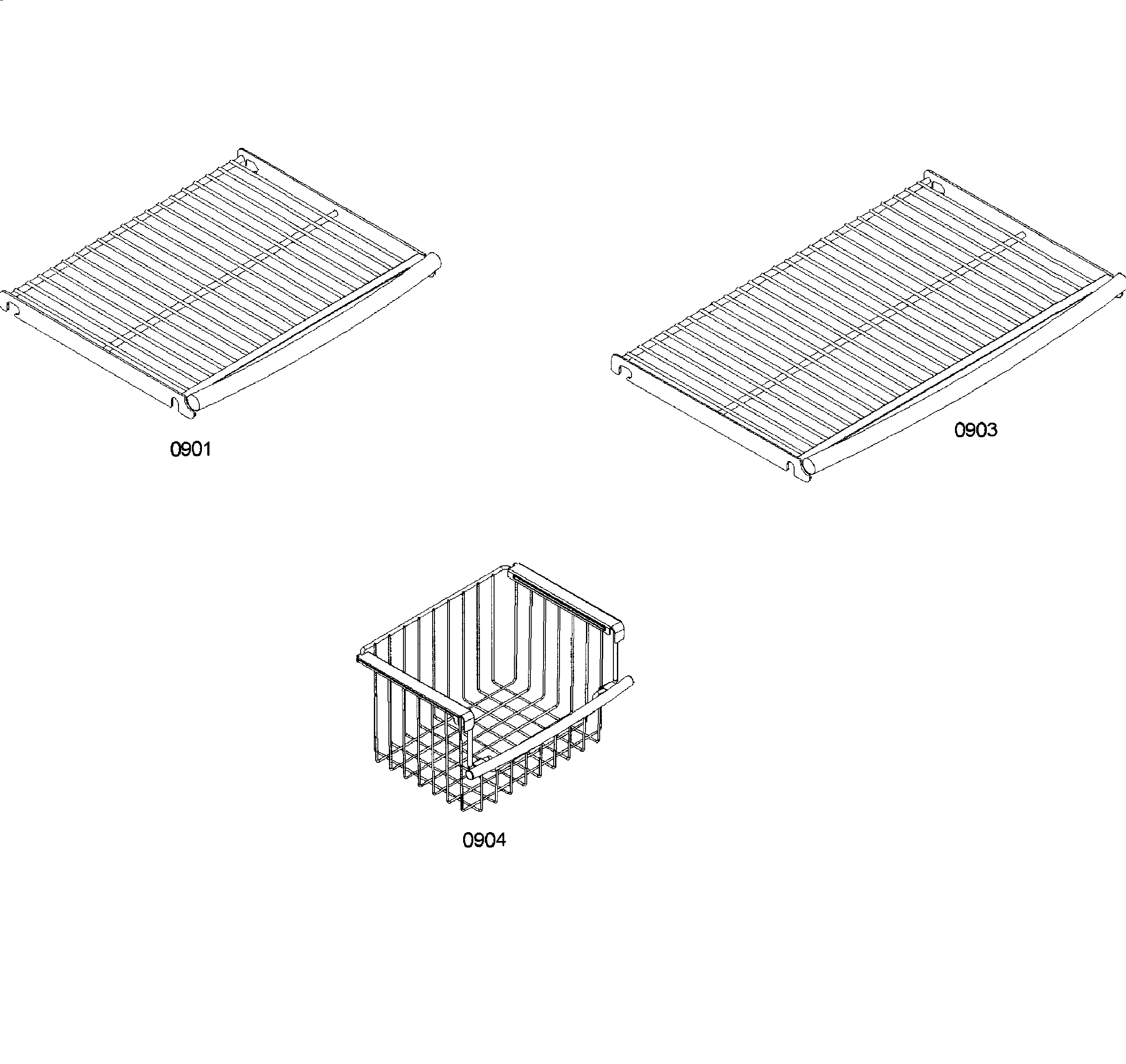 Thermador KBUDT4255E/04 shelfs 2 diagram