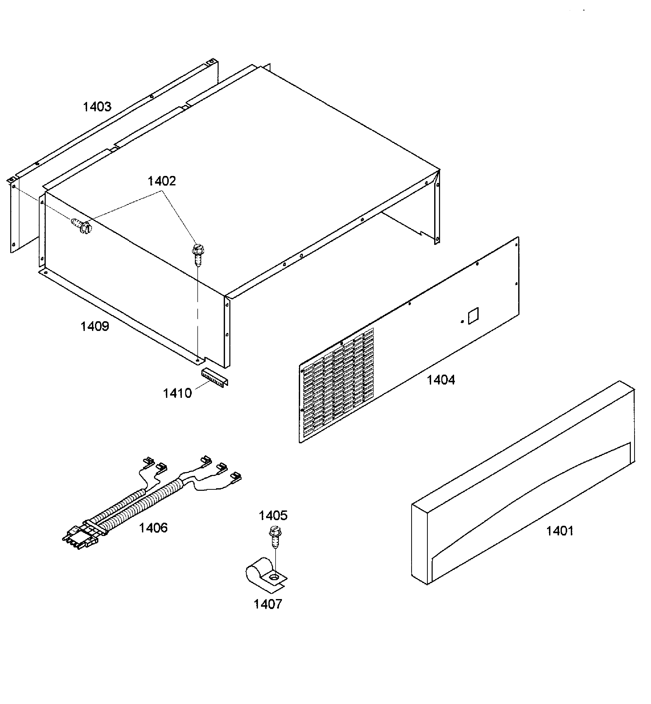 Thermador KBUDT4255E/04 cabinet 4 diagram