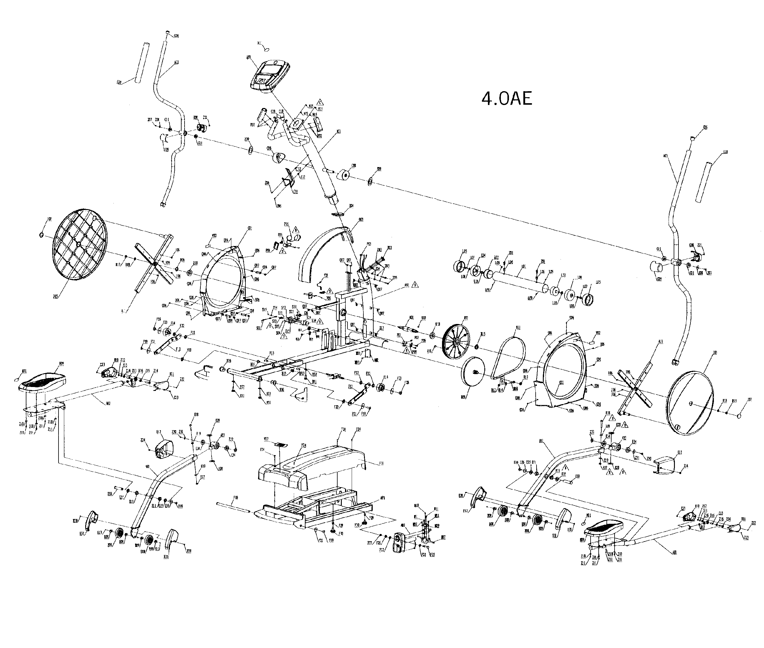 AFG 4.0AE eliptical diagram