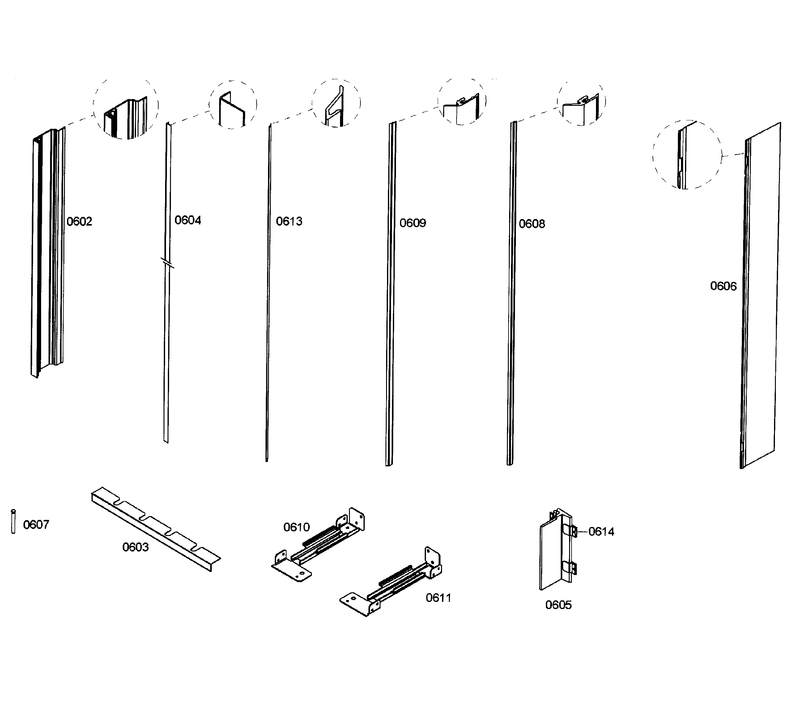 Thermador T18ID80NRP/15 framing diagram