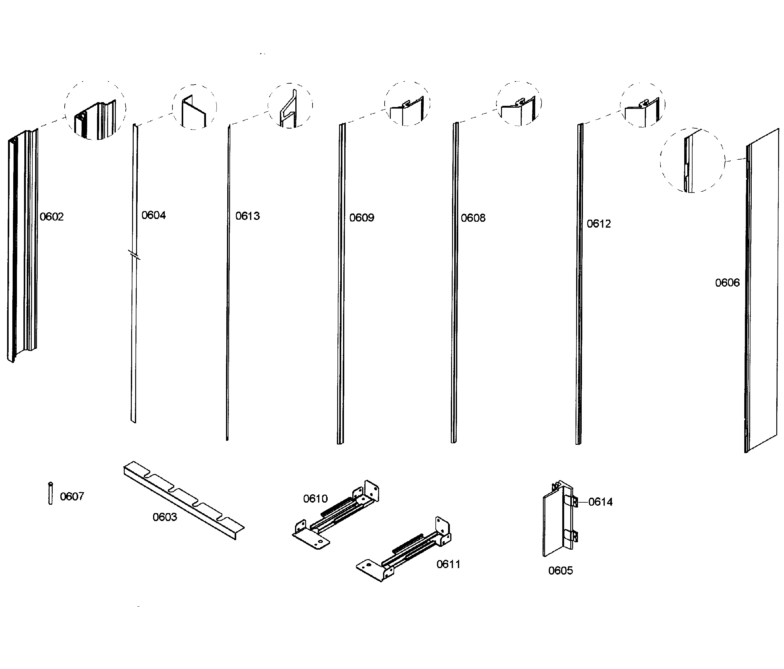 Thermador T24ID80NRP/19 framing diagram