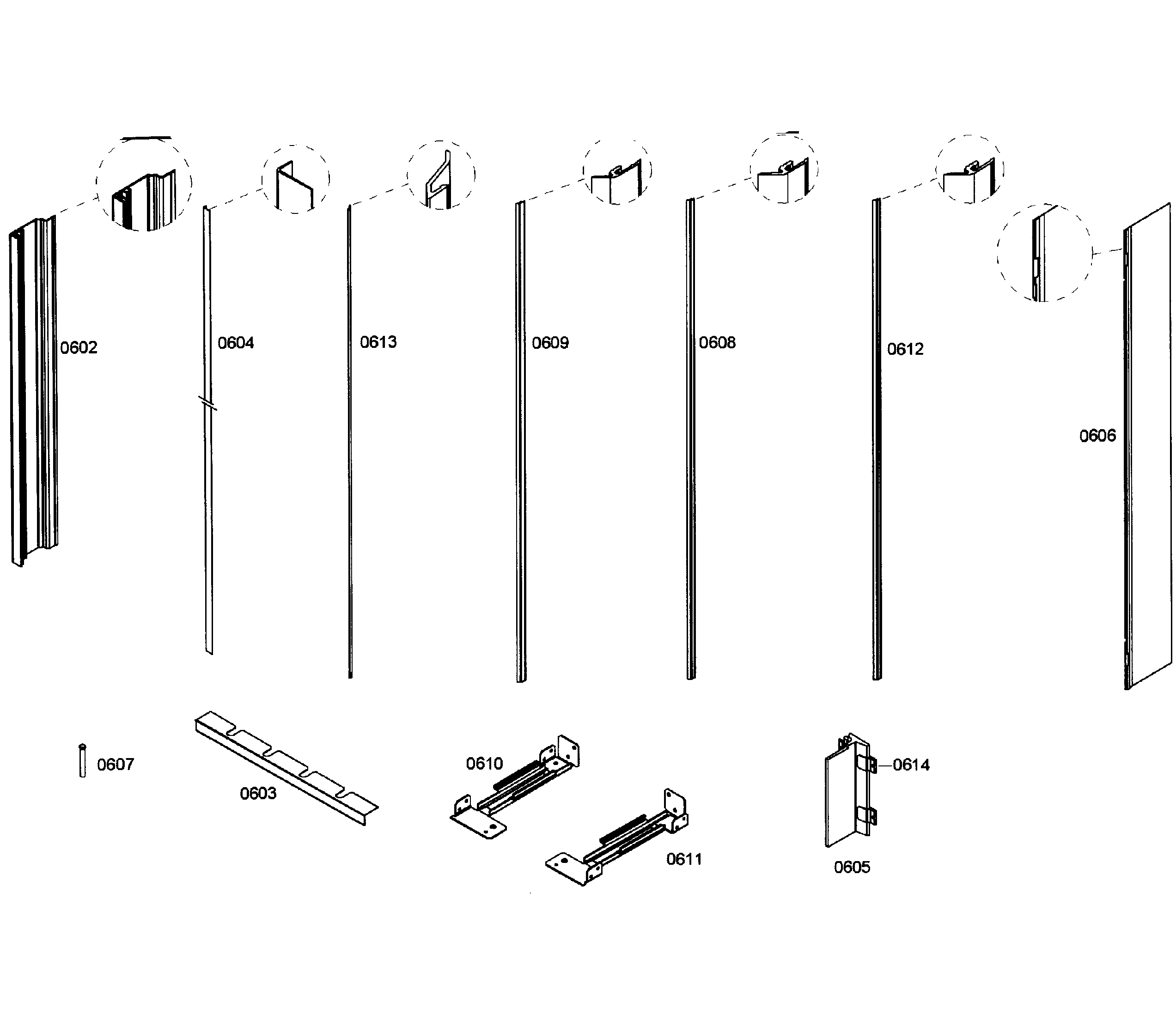 Thermador T24ID80NRP/99 framing diagram