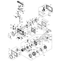 Panasonic DMC-ZS10PA cabinet parts diagram