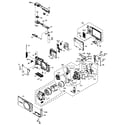 Panasonic DMC-FX37PW cabinet parts diagram