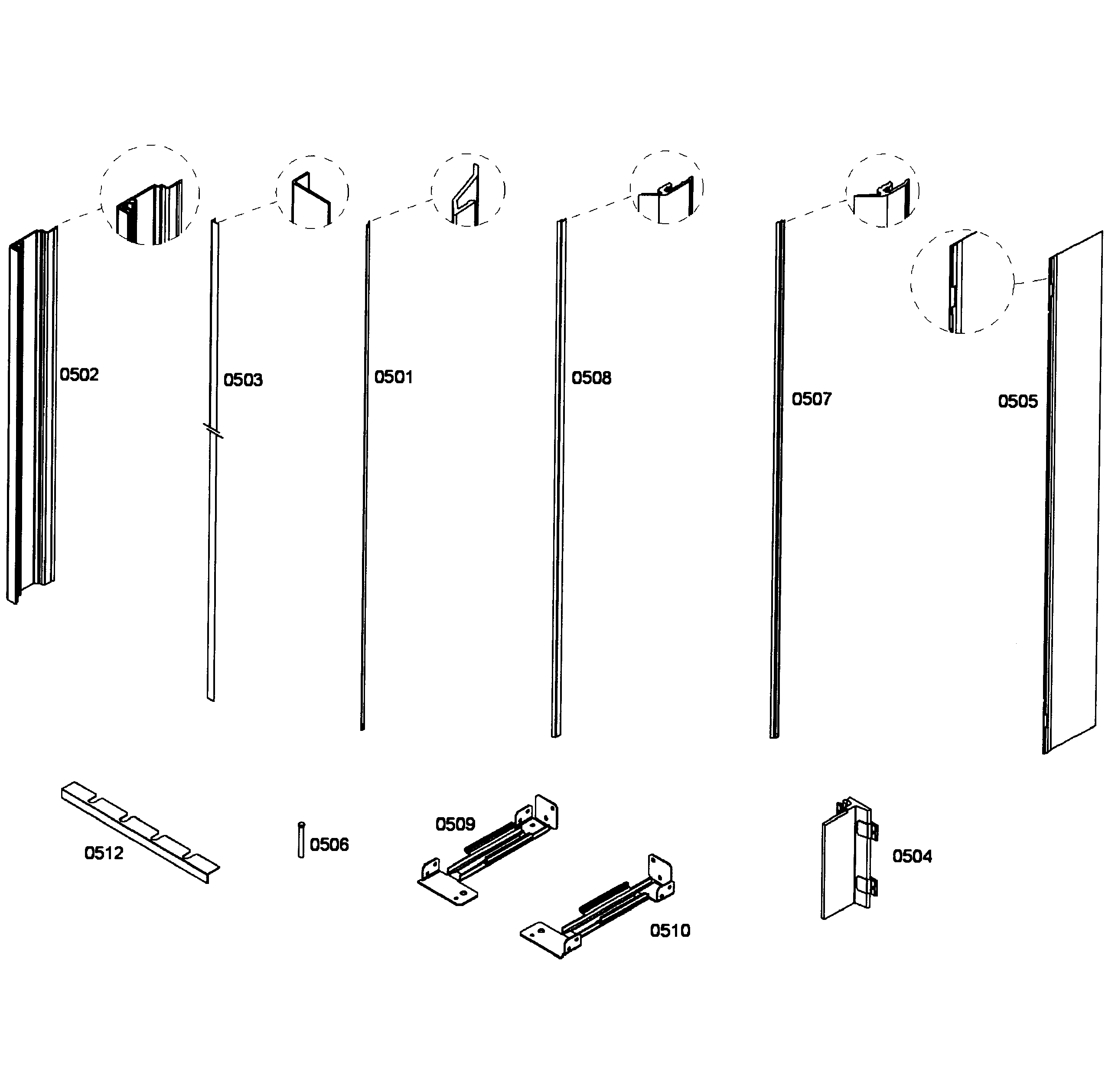 Thermador T24IF70NSP/02 framing diagram