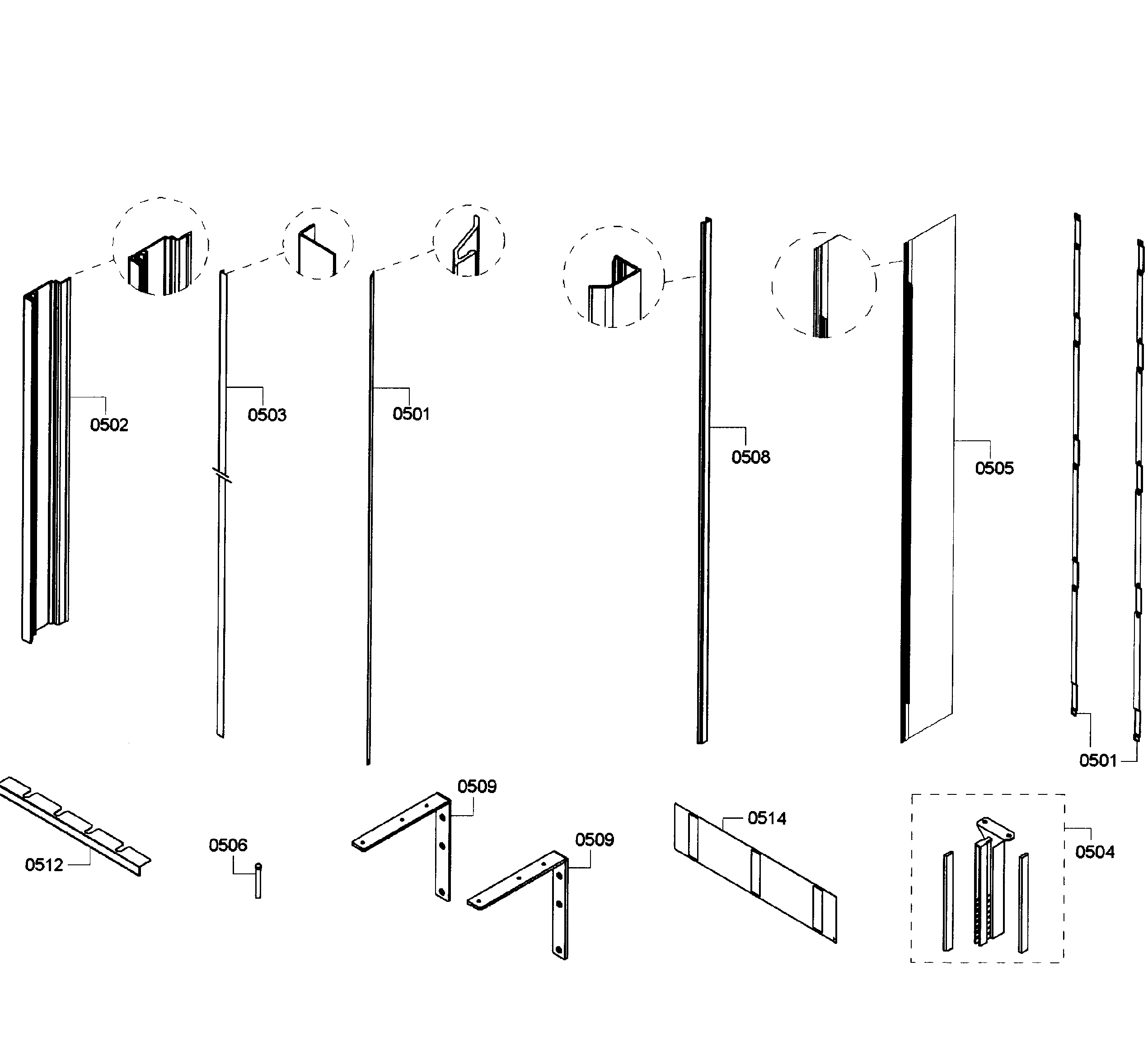 Thermador T24IF70NSP/46 framing diagram