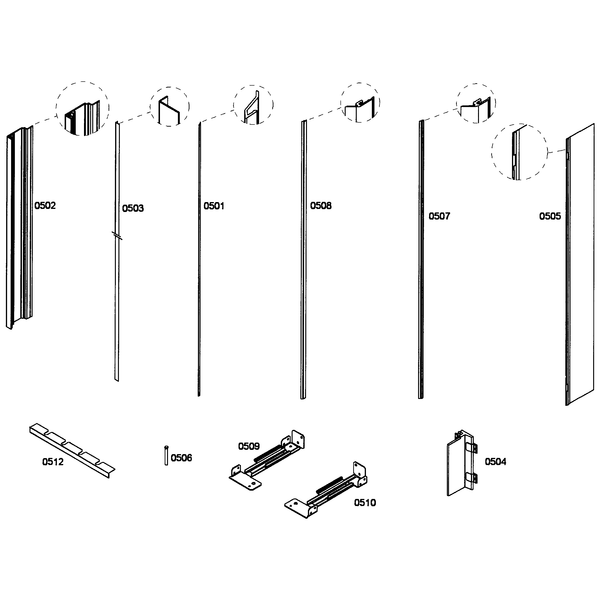 Thermador T24IF70NSP/99 framing diagram