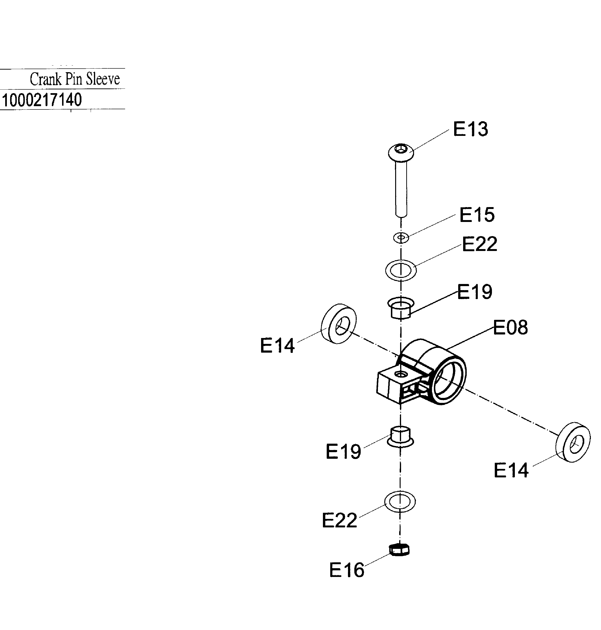 AFG 3.1AE crank pin diagram
