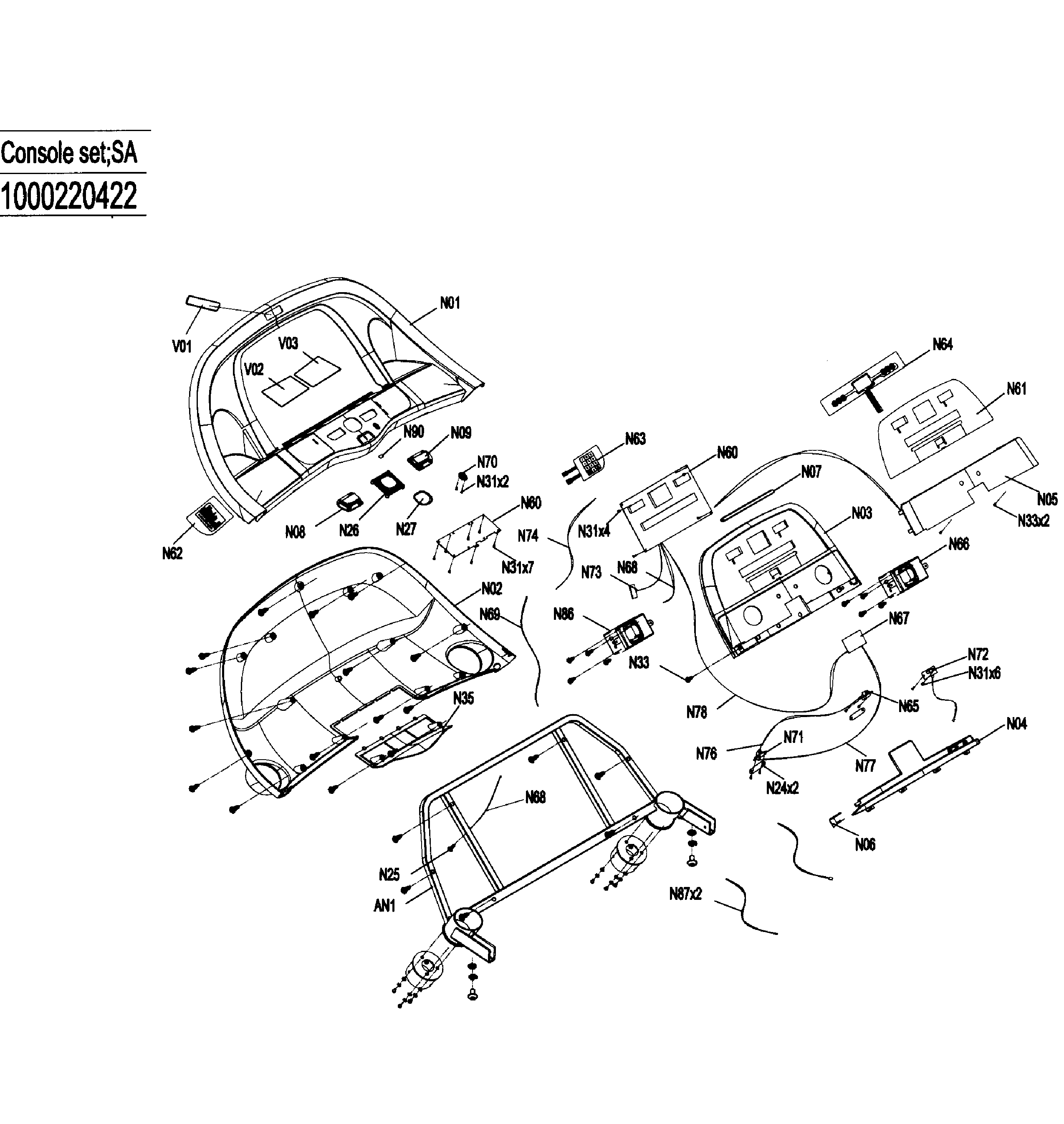 AFG 3.1AT console diagram