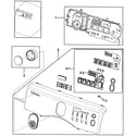 Samsung DV219AEB/XAA-00 control panel diagram