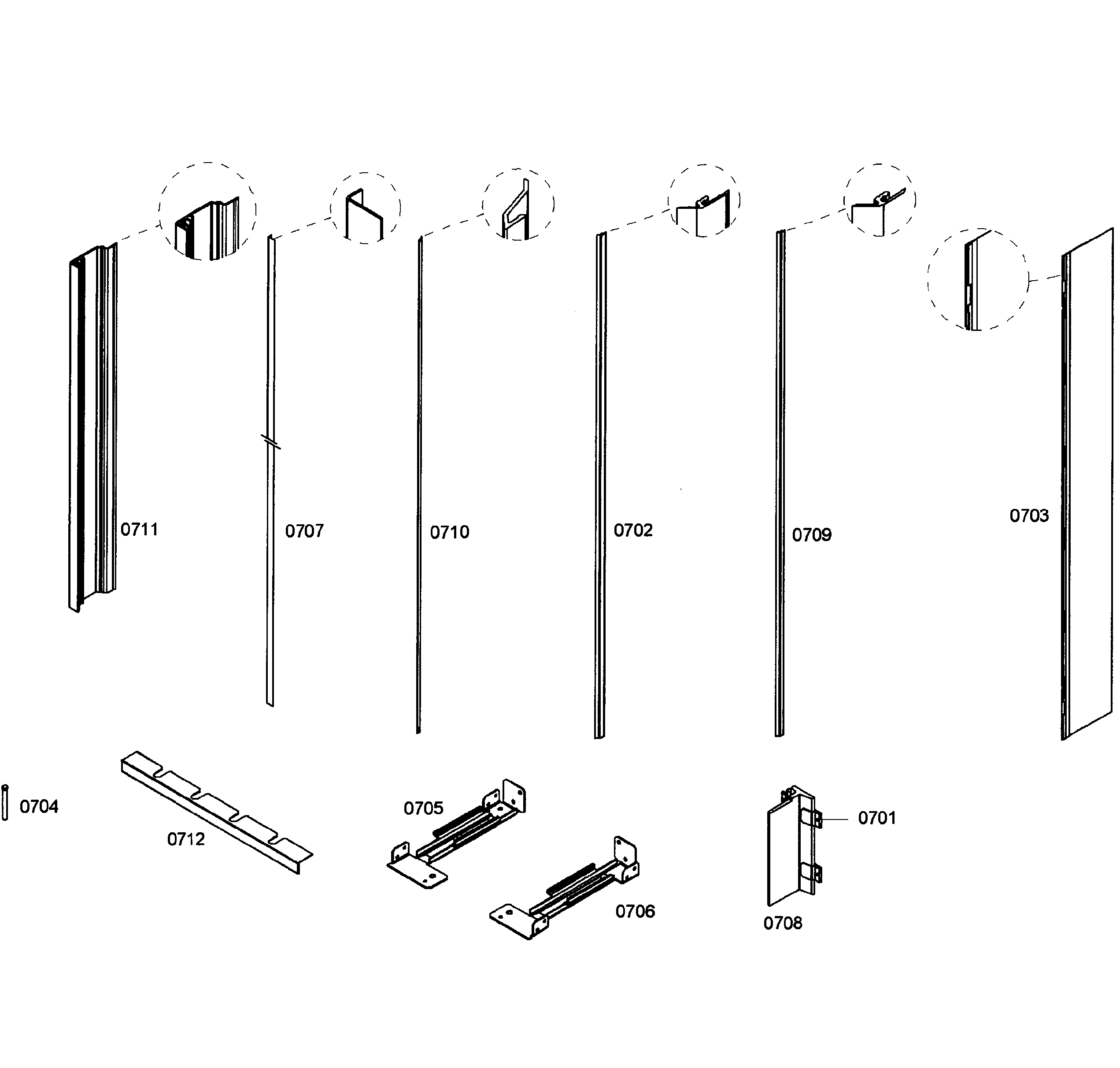 Thermador T36IT71NNP/02 frames diagram
