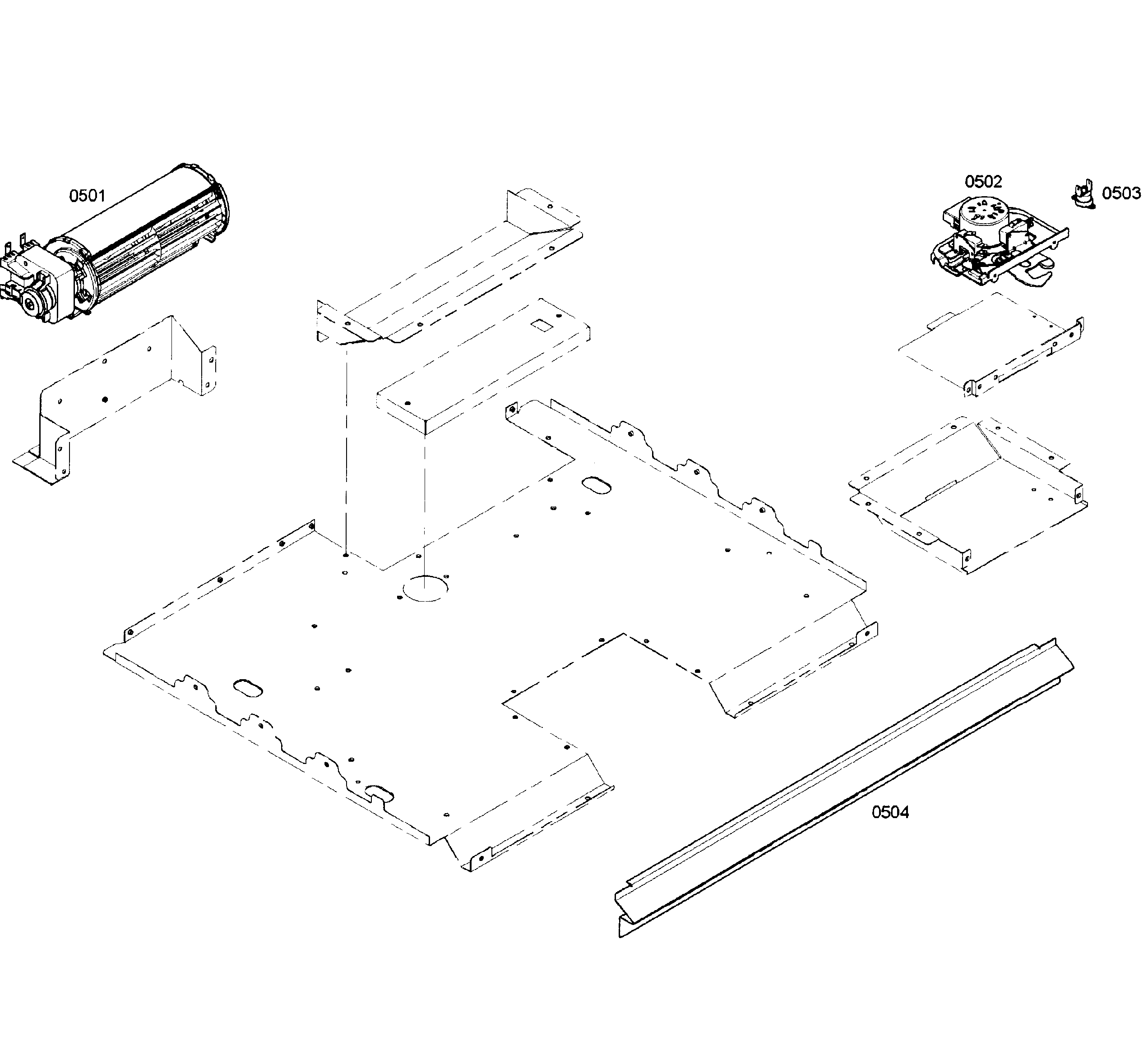 Bosch HBN3550UC/01 ventilation diagram