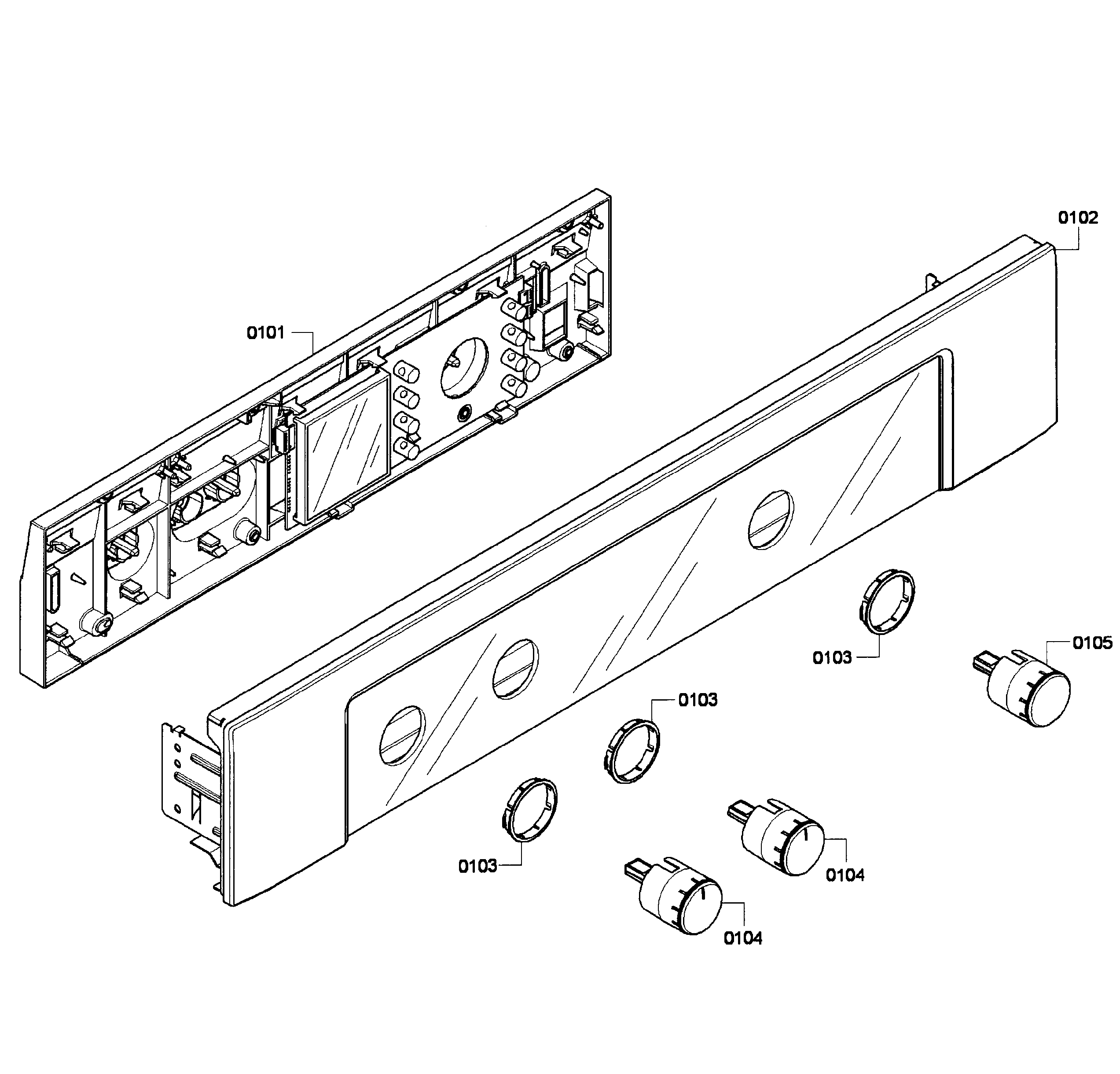 Bosch HBN3550UC/06 control panel diagram