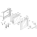 Bosch HBN3550UC/08 door assy diagram