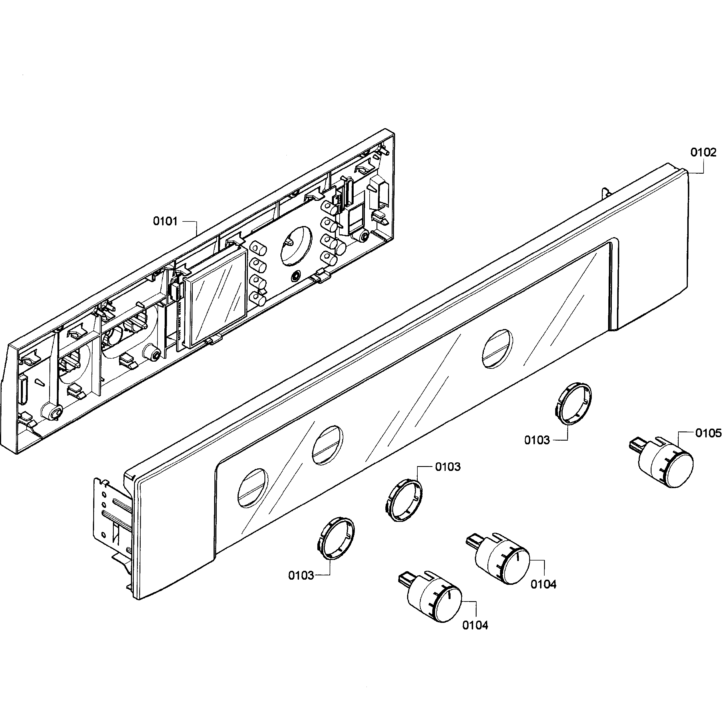Bosch HBN3550UC/09 control panel diagram
