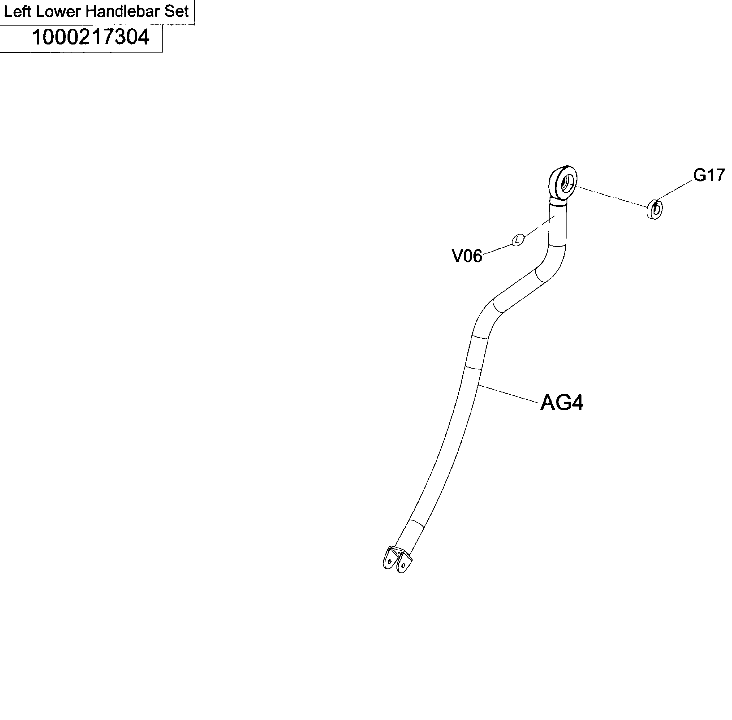 AFG 18.1AXT left-low handlebar diagram