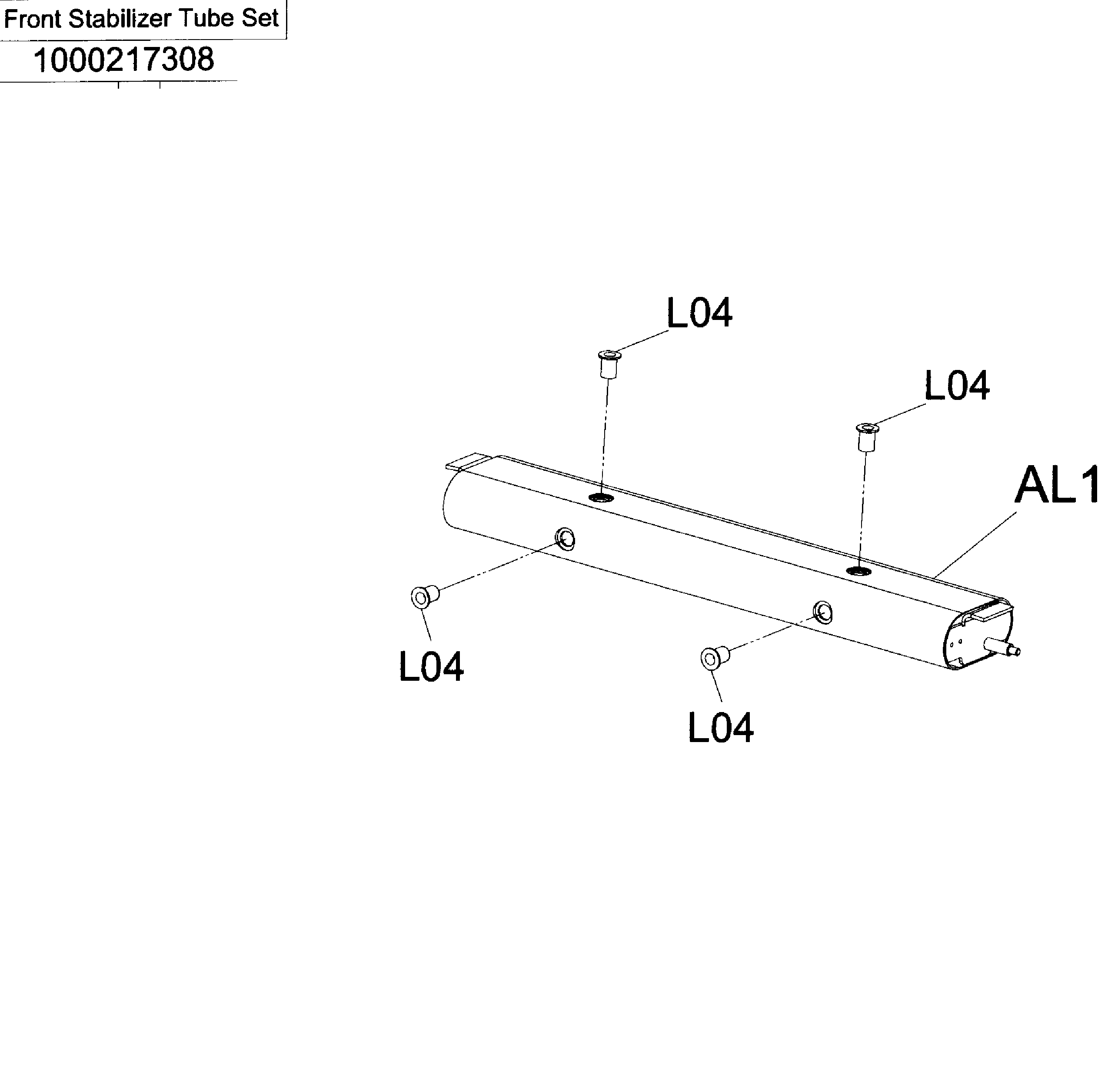AFG 18.1AXT front stabilizer diagram