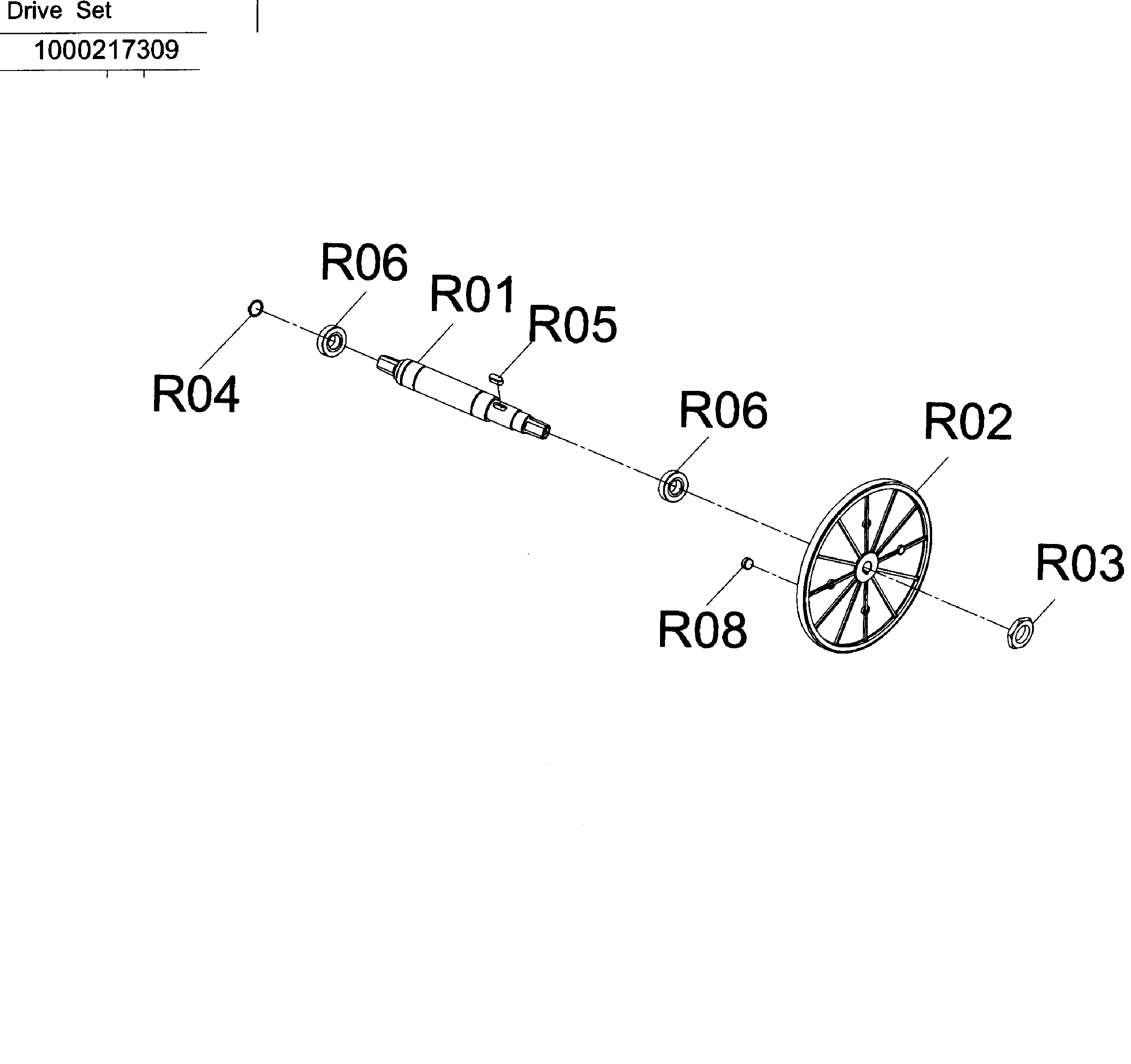 AFG 18.1AXT drive set diagram