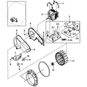 Samsung DV316LEW/XAA-00 motor assy diagram