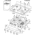Samsung FX710BGS/XAA-00 cooktop diagram