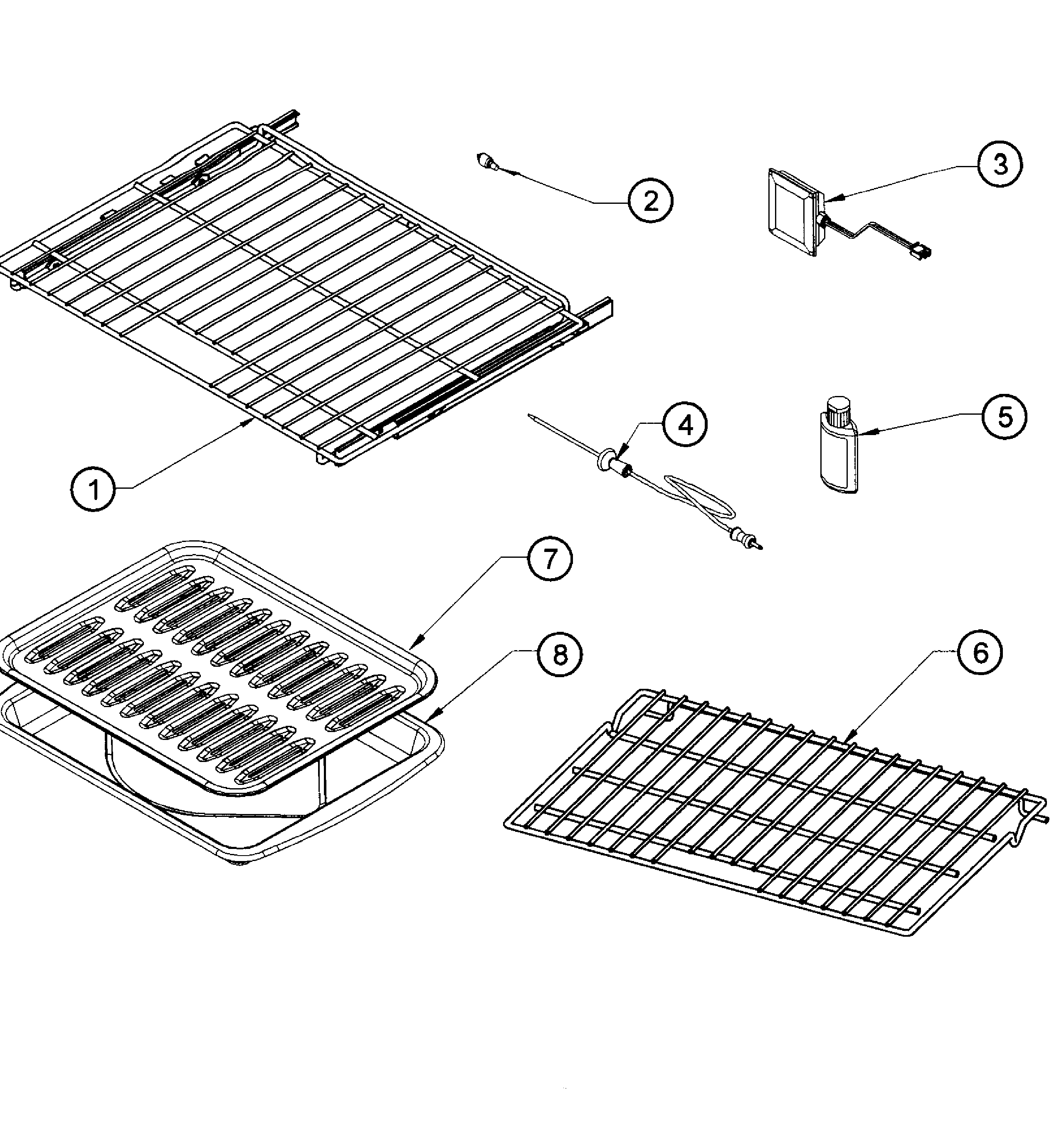 Dacor RO230S accessories diagram