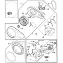 Samsung DV331AER/XAA-00 motor assy diagram