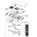 Samsung BD-D6700/ZA-JE04 cabinet parts diagram