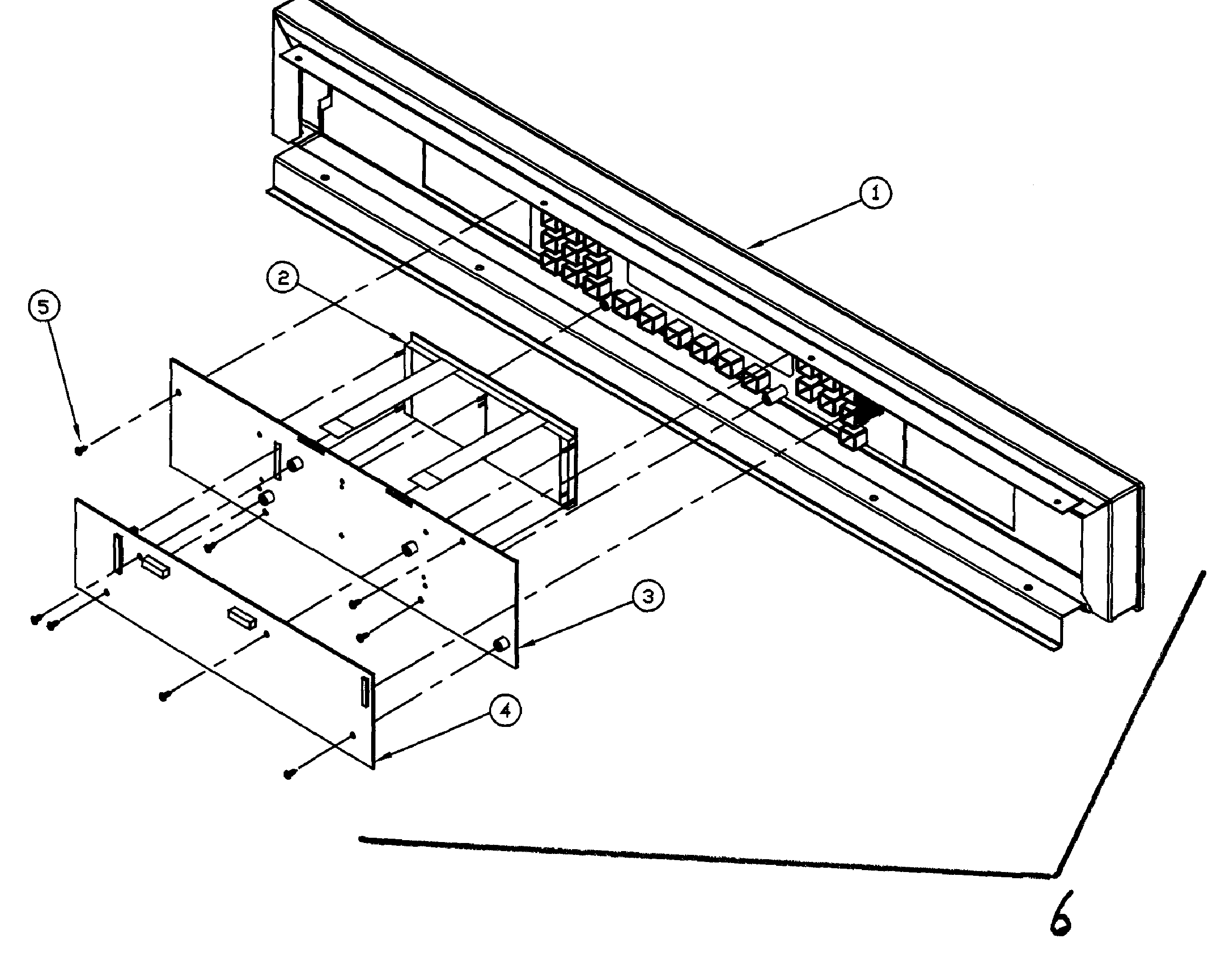 Dacor EO230BK control panel diagram