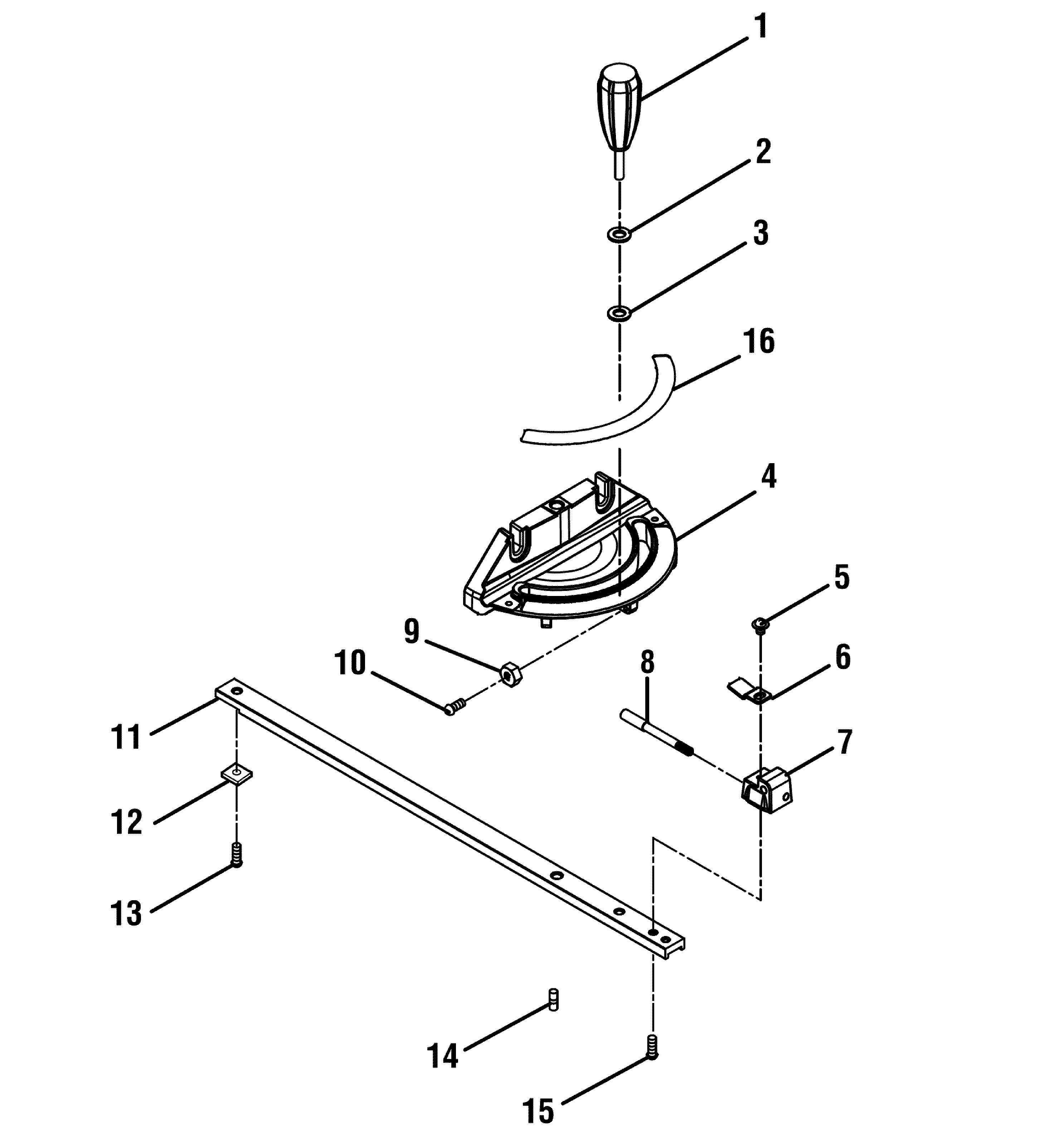 Craftsman 315218291 miter saw diagram
