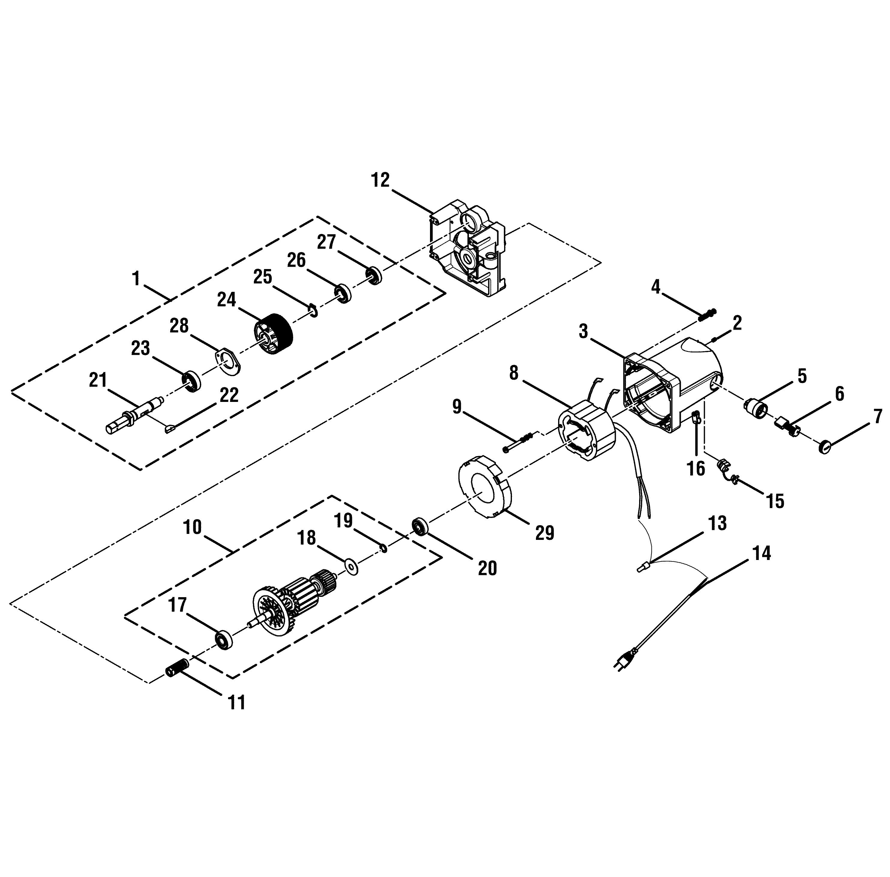 Craftsman 315218291 motor diagram