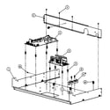 Dacor MOV230S chassis assy diagram