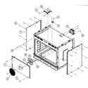 Dacor PO227AG exterior assy diagram