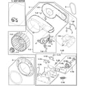 Samsung DV419AGW/XAA-00 motor assy diagram
