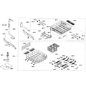 Bosch SHE58C02UC/50 baskets assy diagram