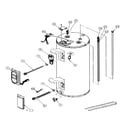 Whirlpool ES40R123-45D water heater diagram