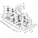 Dacor EG486SCHLP main assy diagram