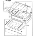 Samsung FTQ352IWUX/XAA-01 drawer assy diagram
