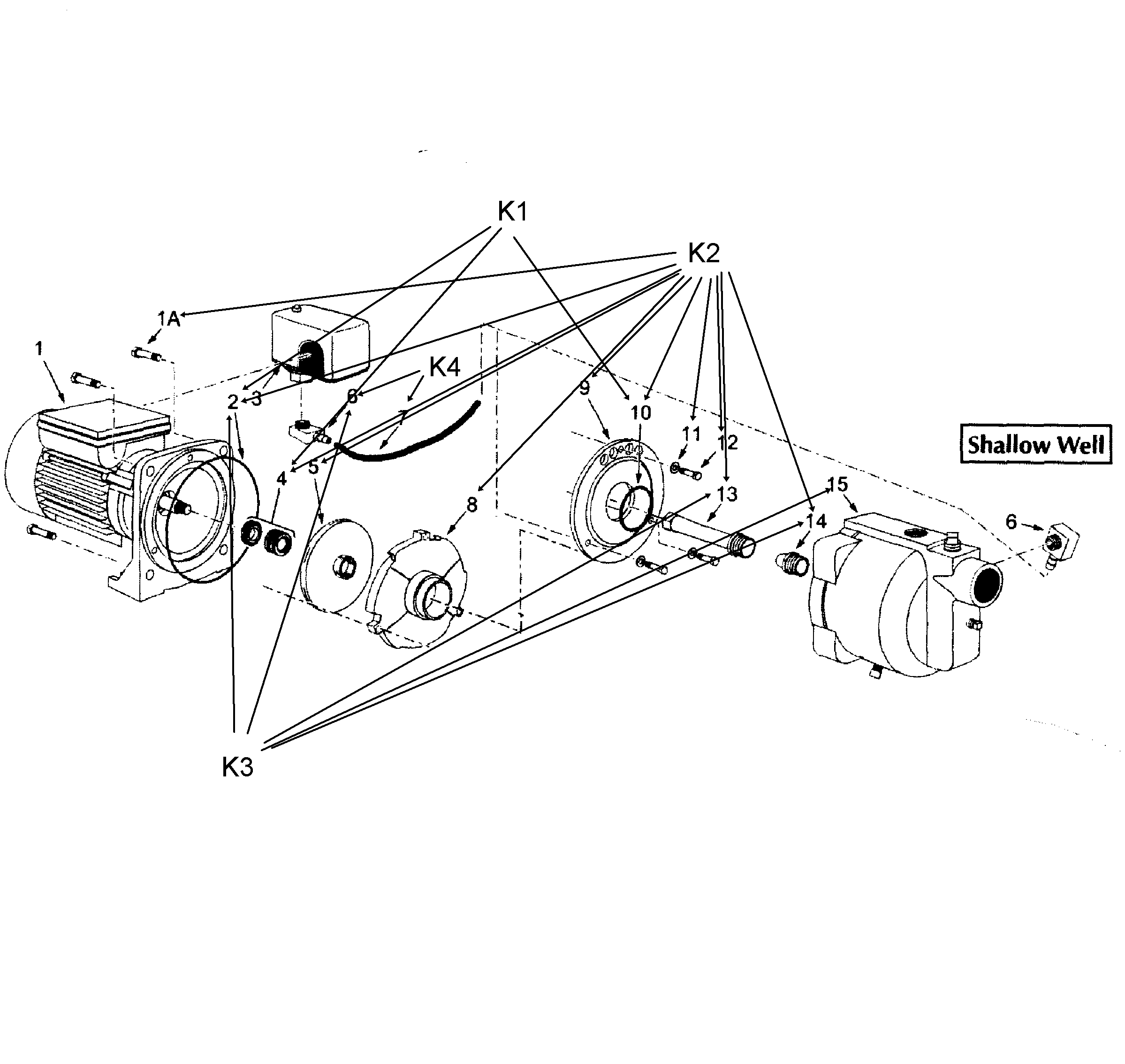 Simer 2205C water pump diagram