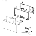 Samsung UN55ES7100FXZA-US02 cabinet parts diagram