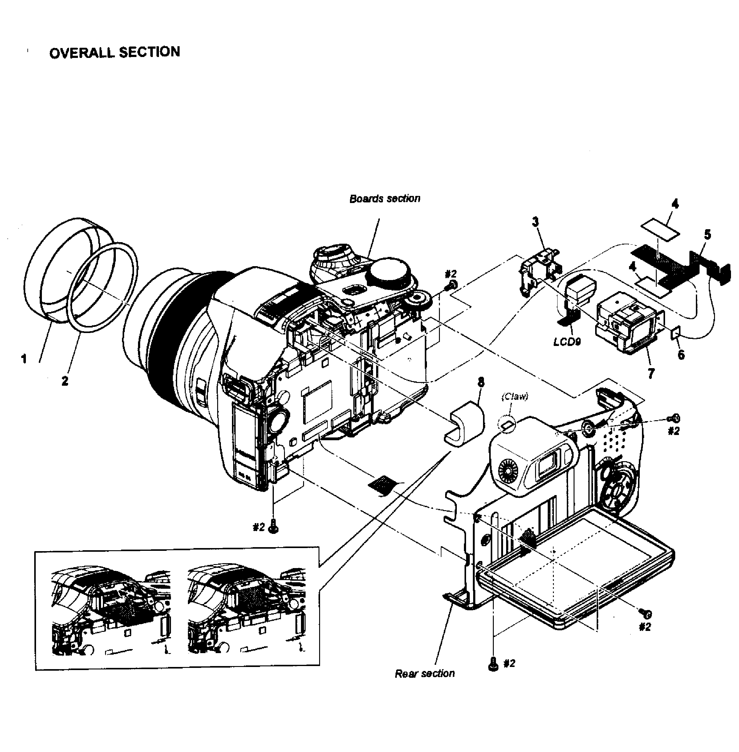 Sony DSC-HX200V main assy diagram
