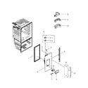Samsung RFG29PHDBP/XAA-01 left door diagram