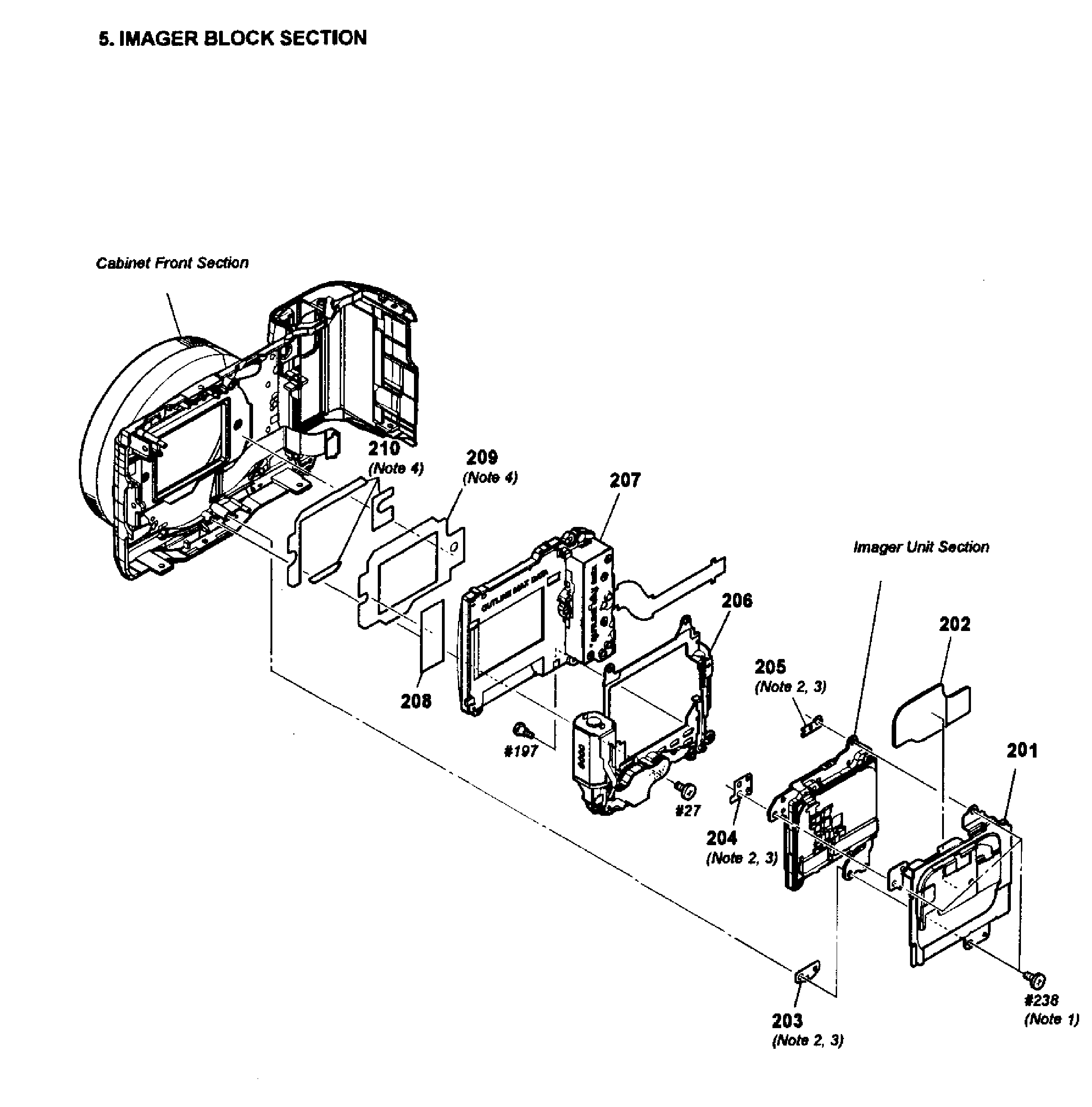 Sony NEX-5NK/W imager block diagram