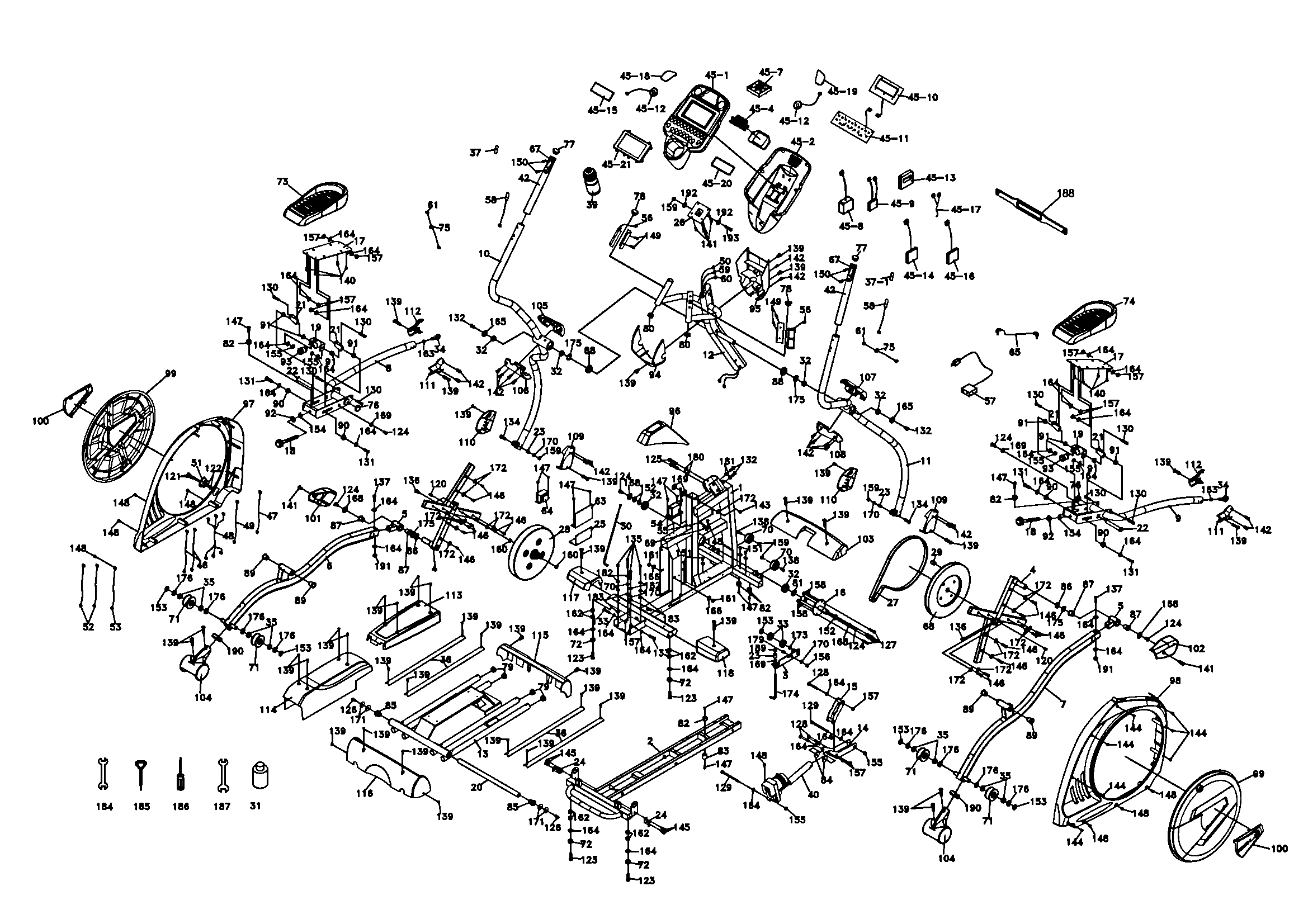 Sole E55-2011 elliptical diagram