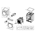 Samsung WF455ARGSGR/AA-01 main assy diagram
