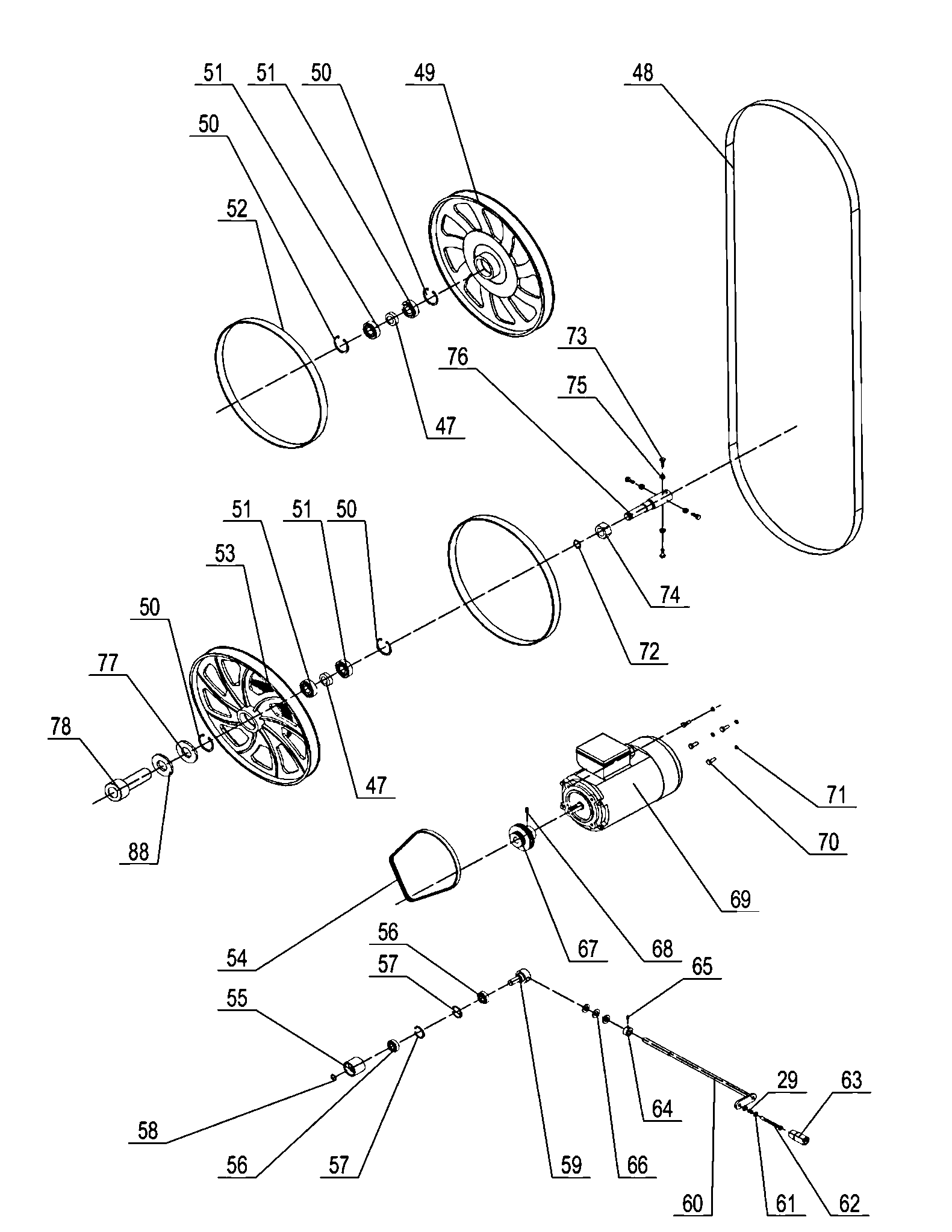 Craftsman 12432607 blade panel diagram