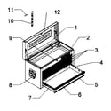 Craftsman 706353460 cabinet parts diagram